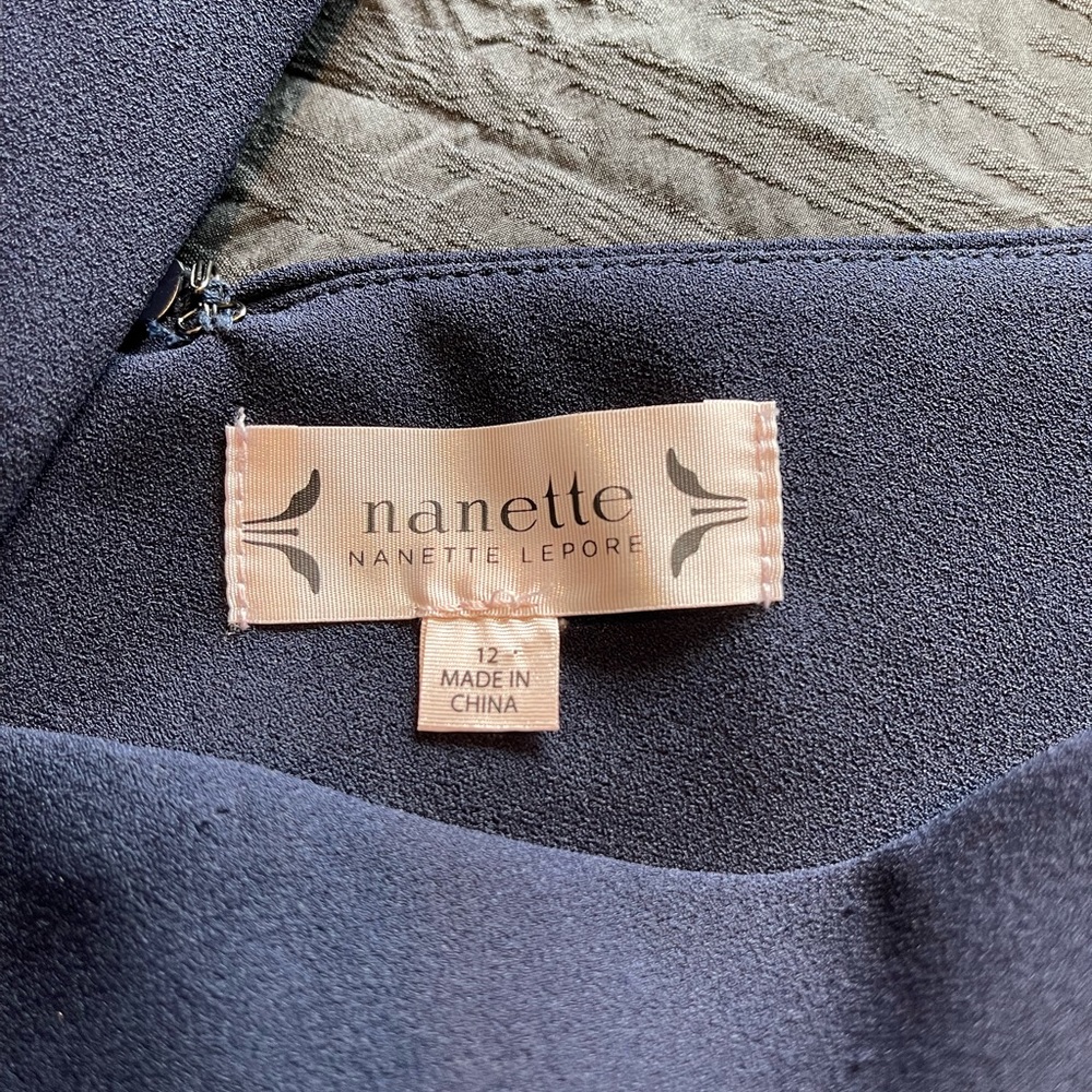 Nanette Lepore Navy Button Dress - Picture 10 of 12